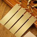 Custom Logo Book Marks Copper BlankCustom Unique Brass Metal Bookmarks Bulk for Books Gold PlatedBookmark Customizable