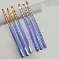 Wholesale 3 Pcs/set Nail Art Brush Pen Manicure Painting Drawing Tool Light Therapy Pen