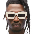 New Retro Large Wide Frame Sunglasses Personality Trend Street Shooting Custom Logo Glasses Outdoors Sunglasses for Unisex