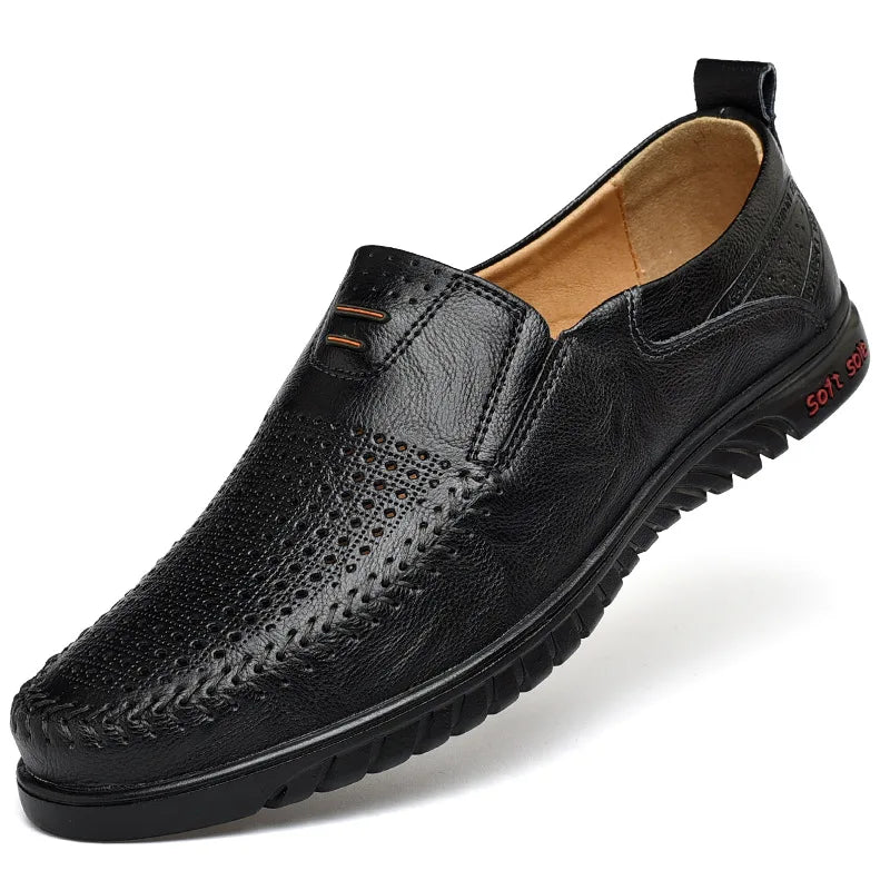 Other Trendy Working Safety Comfortable Office Men Loafer Leather Shoes