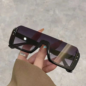 2024 New Style Unisex Sunglasses Trendy Glasses Personality Square Sunglasses Logo