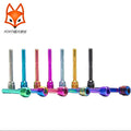 Factory Customized Metric Grade5 Ti6Al4V Colorful Motorcycle Titanium Brake Caliper Pad Pin Screw Bolt for Nissin 4R 4RR Foxti
