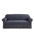 Modern Full Wrap Elastic Dust Cover for Sectional Sofa Puff Fabric Slipcover Cushion Non-Slip Wholesale Sofa Cover