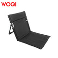 WOQI Portable Folding Backrest Beach Chair Leisure Lounge Chair Sunbathing Camping Chair