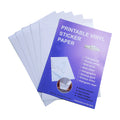 Free Custom Package Printable Vinyl Sticker Paper A4 8.5x11 Glossy Sticker Paper Matte Sticker 210x297mm for Small Business