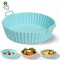 Molde Silicona Para Freidora De Aire Freidora De Aire Silicon 2-Pack Air Fryer Silicone Airfryer Liner Pot Baking Tray Basket