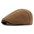New Solid Color Advance Hats Women Artistic Vintage Painter Hat Men Short-Brimmed Peaked Patch Ivy Hats