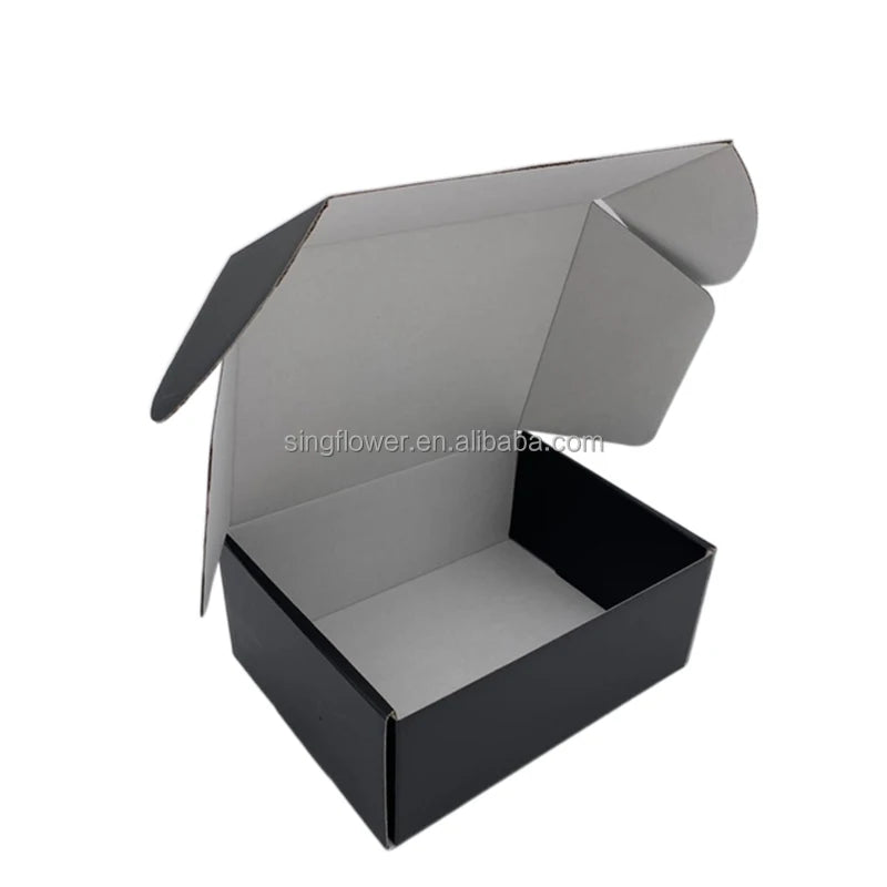 Wholesale Custom Logo Printed Corrugated Mailer Boxes Cardboard Paper Packaging with Embossing Matt Lamination UV Coating