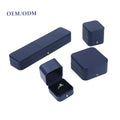 Custom Leather Gift Jewellery Earrings Watch Ring Box Chain Necklace Packing Box With Logo