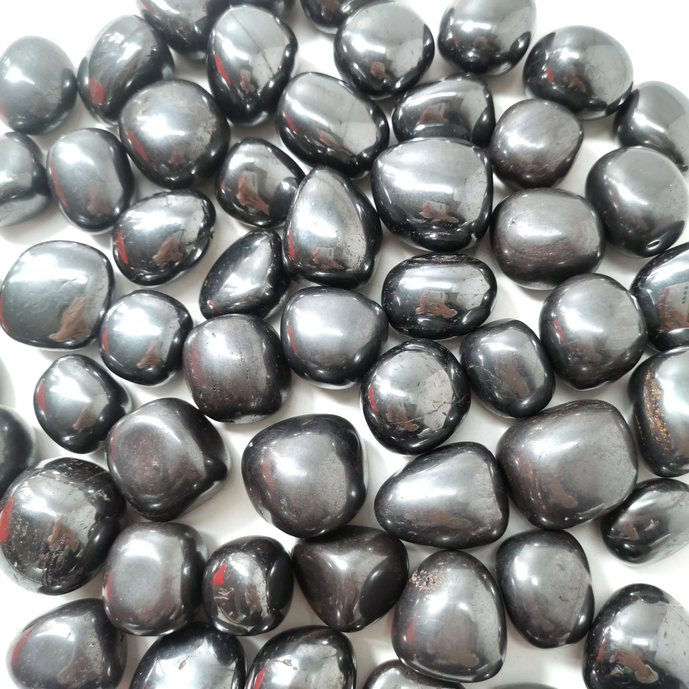 Natural Stone Hematite Crystal Tumbled Stone Hematite Gravel Stone