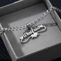 Custom Name Necklace Personalized Stainless Steel Pendant Fashionable Gorgeous Womens Jewelry Unique Custom Gift for Her
