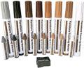 Furniture Repair Kit Wood Markers - Set of 13 - Markers and Wax Sticks with Sharpener - for Stains Scratches Floors Tables