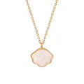 High-Quality Minimalist Women's 316 Stainless Steel PVD Coated Waterproof Sweatproof Shell Necklace