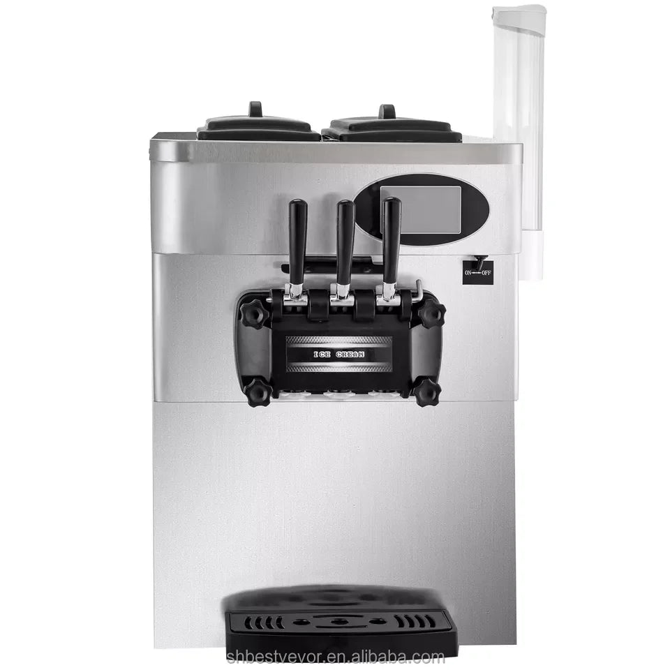 EU warehouse Factory 2200W 20-28L/H Soft Ice Cream Machine convenient automatic ice cream machine