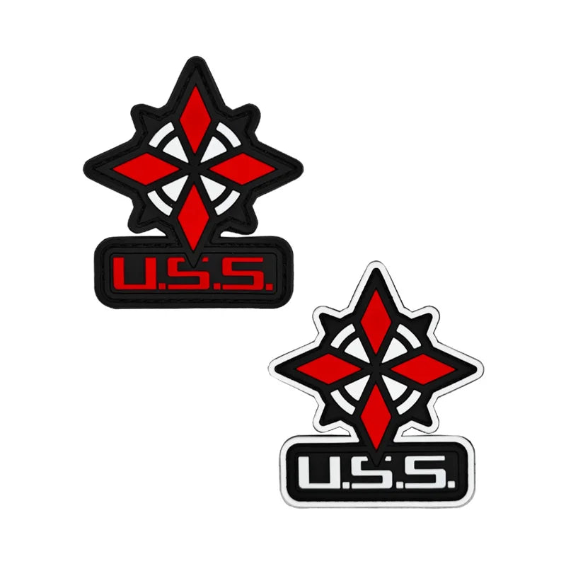 Custom 3D PVC Soft Rubber Tactical Badge Factory-Customized 3D PVC Patches With Hook