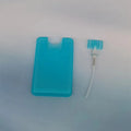 Frosted White Black Blue Green White Card Perfume Alcohol Plastic Spray Fine Mist Card Spray Bottle