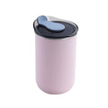 300ML Double Wall  PP Shell Stainless Steel Coffee Cup with Lid and Straw