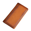 2026 Factory Wholesale Vintage Simple Money Clip Wallet Genuine Leather Wallet for Men