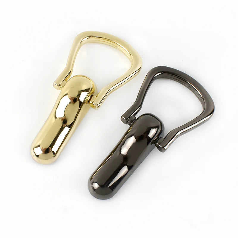 Meetee BF205 21mm D Ring Hook Bag Side Clip Hardware Accessories DIY Bag Strap Screws Handle Buckle Handbag Chain Clasp Buckles