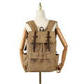 Vintage Sport Canvas Men's Backpack with Anti-Theft Smart Features Fashionable Laptop Backpack for Men