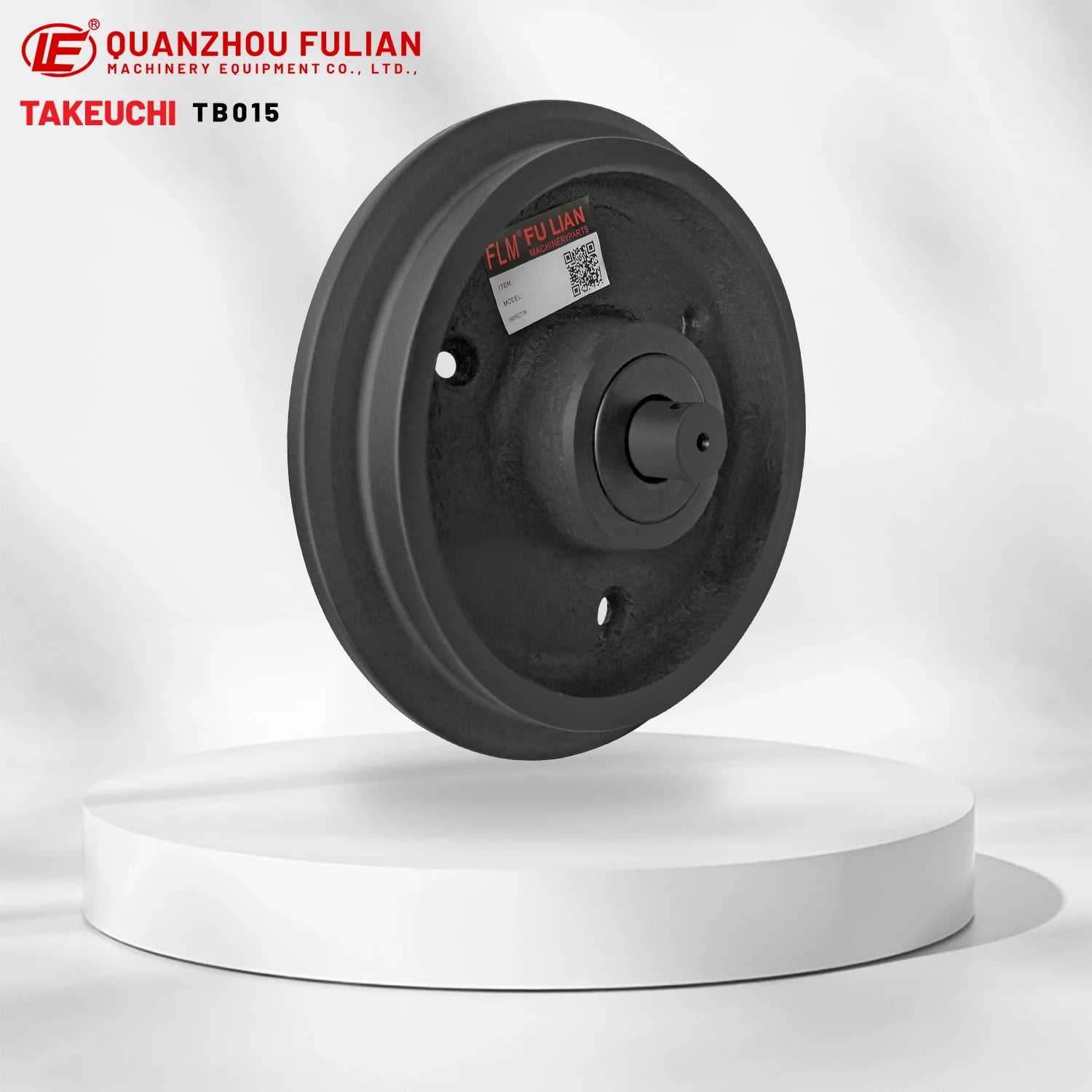 Excavator Track Idler Undercarriage Parts Guide Wheel Front Idler Assy for Takeuchi TB015