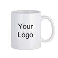 Wholesale Batch Customization 11oz White Ceramic Sublimation Christmas Mugs Custom Logo Coffee Tea Milk Cup Blank for Printing MegaBDM