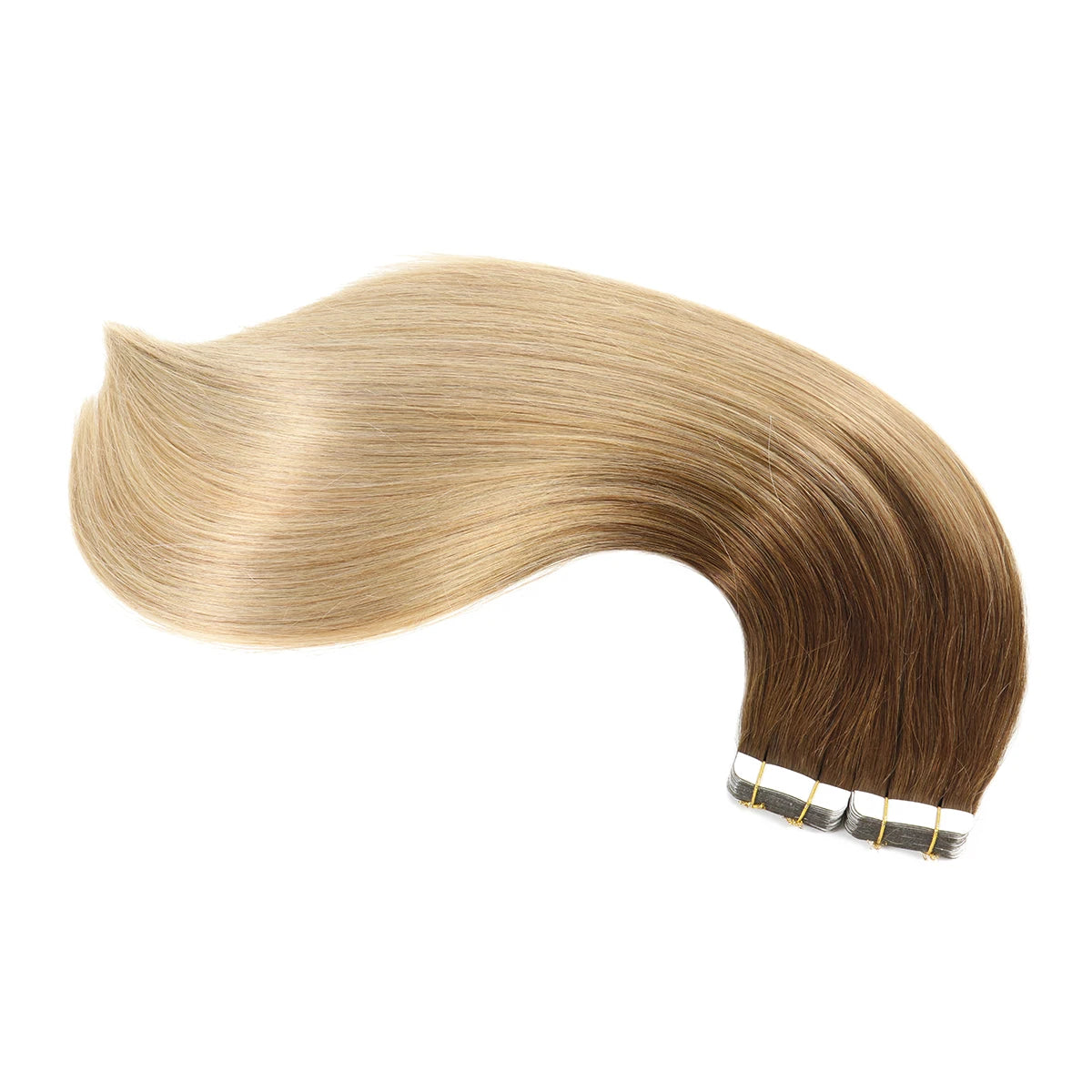 Silk Straight Virgin Cuticle Aligned Popular Balayage Ombre Human Tape in Hair Extensions