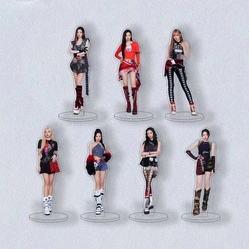 Kpop BABYMONSTER Stand Figure HD Photo Acrylic Lovely Standing Moden RUKA ASA AHYEON RAMI RORA CHIQUITA Fans Desktop Ornament