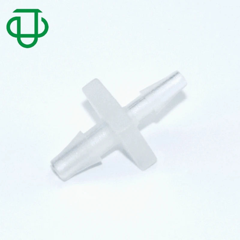 Straight Reducer 3/32"x1/8" 2 Ways Hose Barbed Straight Coupling Reducing Barb Tube Connector for Peristaltic Pump