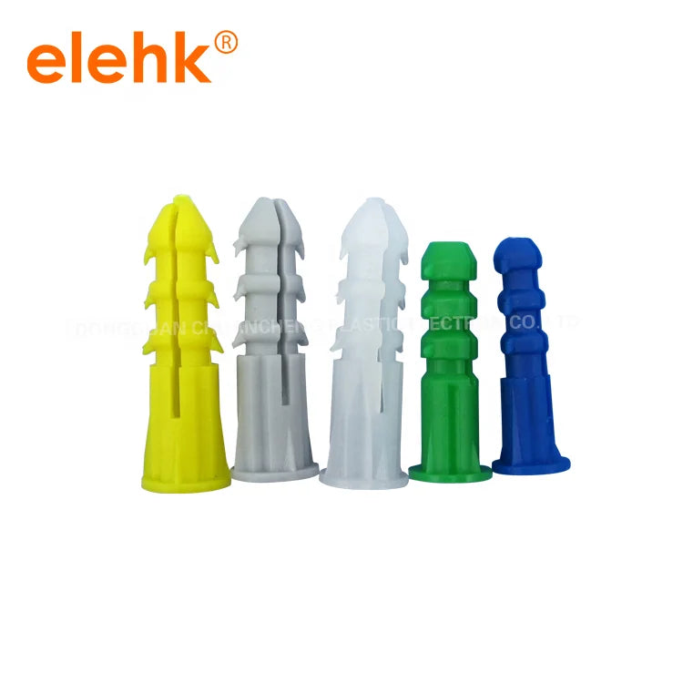 Expand Nail PE Plug Expansion Plastic Anchor Nylon Frame Wall Screw for Secure Fixing Anchor Wall Plug
