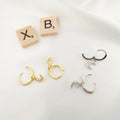 Brass Earring Clip Jewelry Accessories Micro Insert Zircon 18K Diy Jeweillry Findings Plated Gold Crescent Earrings
