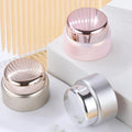 Ready Ship High Quality Luxury Shape Multiple Colors Available 5g PP Material Airless Vacuum Pump Cosmetic Cream Jar Sizes Free