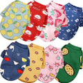 Wholesale Spring Autumn Winter Clothes Cartoon Designer Dog Clothes Cute Puppy Pet Dogs Apparel Clothes for Pets