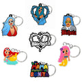 Wholesale Pvc Super Star Key Chain Fashion Design Key Ring Famous Image Key Holder Cute Souvenir Party Accessories Bag Pendant