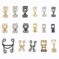 Deepeel CN048 12*9mm Invisible Hooks Dress Pants Skirt Button & Underwear Fashion Hook Buckle for Skirt & Intimates Accessories