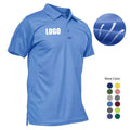 Polyester Sports Polo Shirts Wholesale Custom Short Sleeve Work Polo Shirts Fashion Custom Logo Mens Men'S Summer Polo T-Shirt