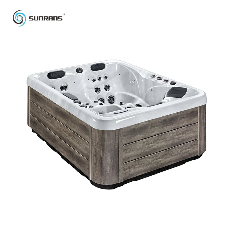 New Arrivals Luxury Hydro Therapy Hot Tub 3 Person Indoor Outdoor Acrylic SPA Tubs with Smart Balboa Control System