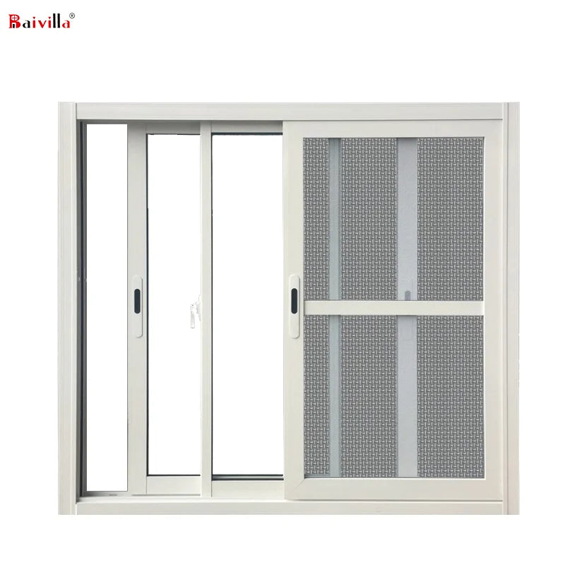 Wholesale Modern Design Single Glass Sliding Windows Cheap Price Aluminum Alloy Frame for Construction Engineering Philippines