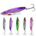 MeiRun 85mm 45g Luminous Slow Pitch Fishing Metal Jig Lures Deep Sinking Saltwater Artificial Hard Bait Jigging Lure
