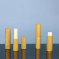Luxury Bamboo Wood Lipstick Tube Containers Empty Package Lipstick Container Case 4g 5g