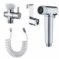 Brass Toilet Bidet Sprayer Chrome Handheld Toilet Bidet Sprayer Set for Bathroom Cleaning