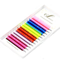 Handmade Lashes Individual Russian Volume Silk Colored Lash Eyelash Strips Eyelashes Extensions