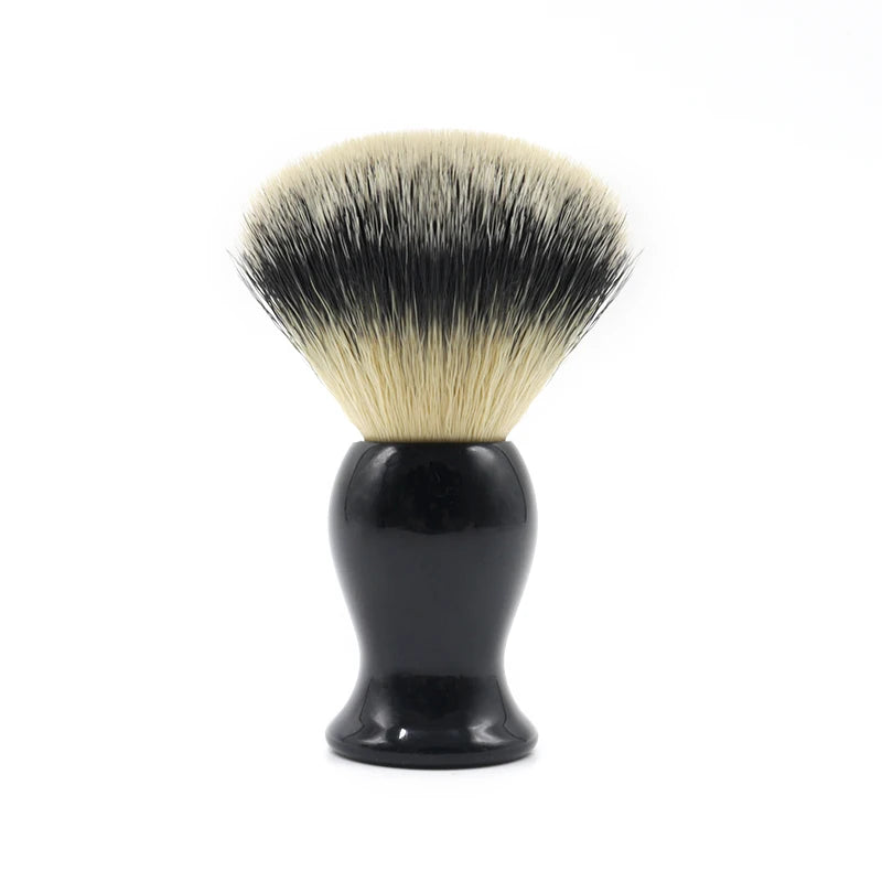 JDK Factory Price 1pc Vegan Shaving Brush Small Size Acrylic Handle Barber Beard Soap Foaming Brush