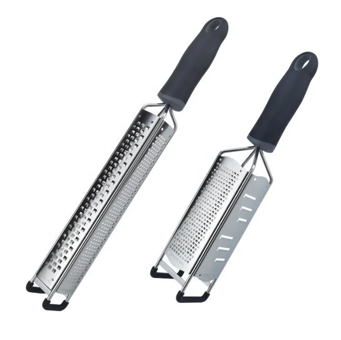 Professional Heavy Duty Multi-Functional Stainless Steel Cheese Lemon Grater Ergonomic Handle Multifunction for Home Commercial