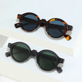 2024 Uv400 Protection Steampunk Small Frame Sunglasses Women Luxury Men Design Round Acetate Sunglasses