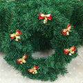 New Year Decor Christmas Tree Decoration Bowknot with Bell Mini Bow Bell for Christmas Home Decorations
