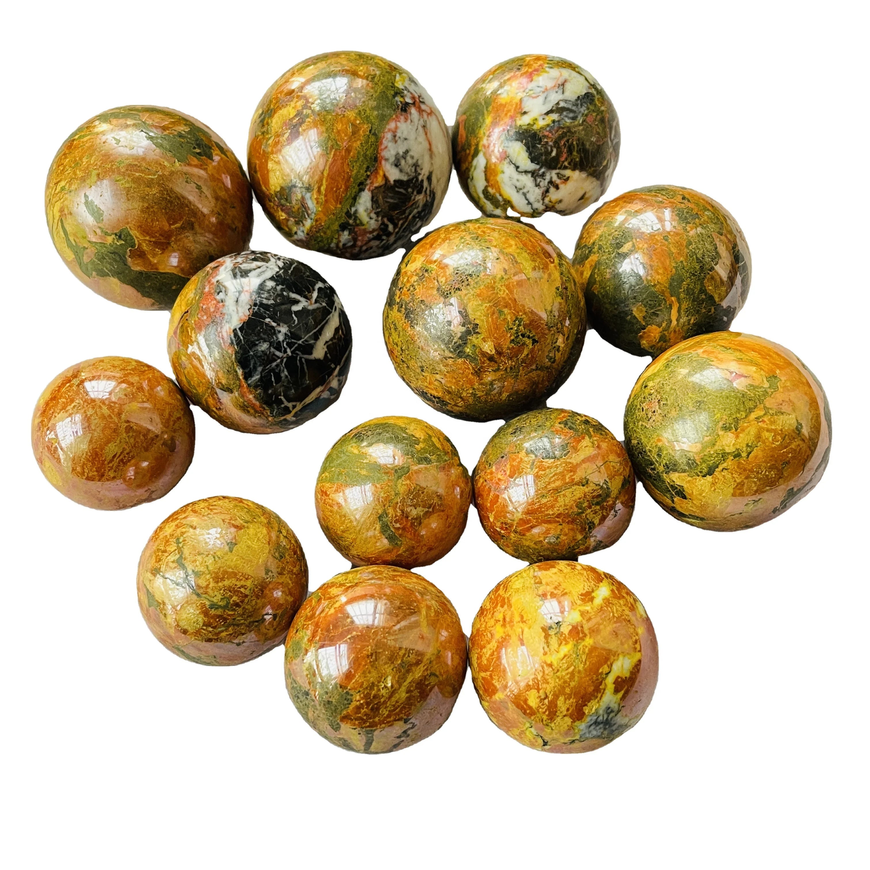 Wholesale Natural Healing Crystal Gemstone Wholesale Yellow Crystal Xionghuang Decoration