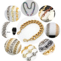 Custom Rainbow Color Fashion Shoulder Metal Alloy Plastic Chunky Bag Aluminum Chain Strap Purse Light Weight Chain for Handbag