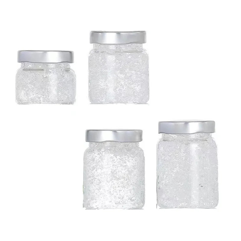 Food Grade Bird Nest Glass Bottle 25ml 70ml 100ml 150ml Empty Clear Honey Kitchen Storage Jar Packaging With Lids