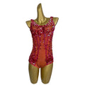 Sparkly Taylor Rhinestone Sequin One Piece Short Jumpsuit Singer Gogo Dancer Costumes Festival Outfit Women Party Club Bodysuits